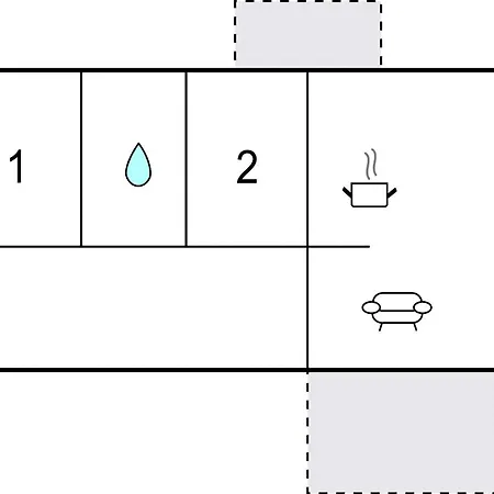Two-bedroom In Tranekar Сasa de vacaciones Tranekær